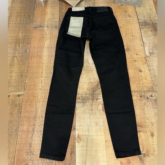 Everlane NWT The Curvy Authentic Stretch High-Rise Skinny Jean black - Picture 1 of 10